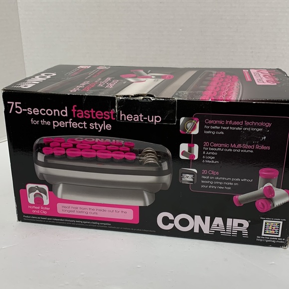 Conair Hair Conair Xtreme Instant Heat 2 Ceramic Multisized Flocked